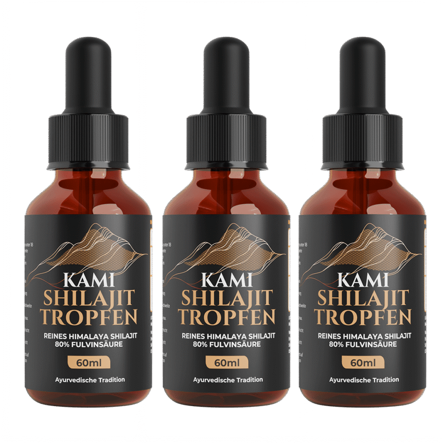 Kami Shilajit Tropfen 3er Set