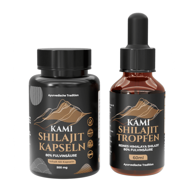 Kami Shilajit Kapseln Tropfen Set