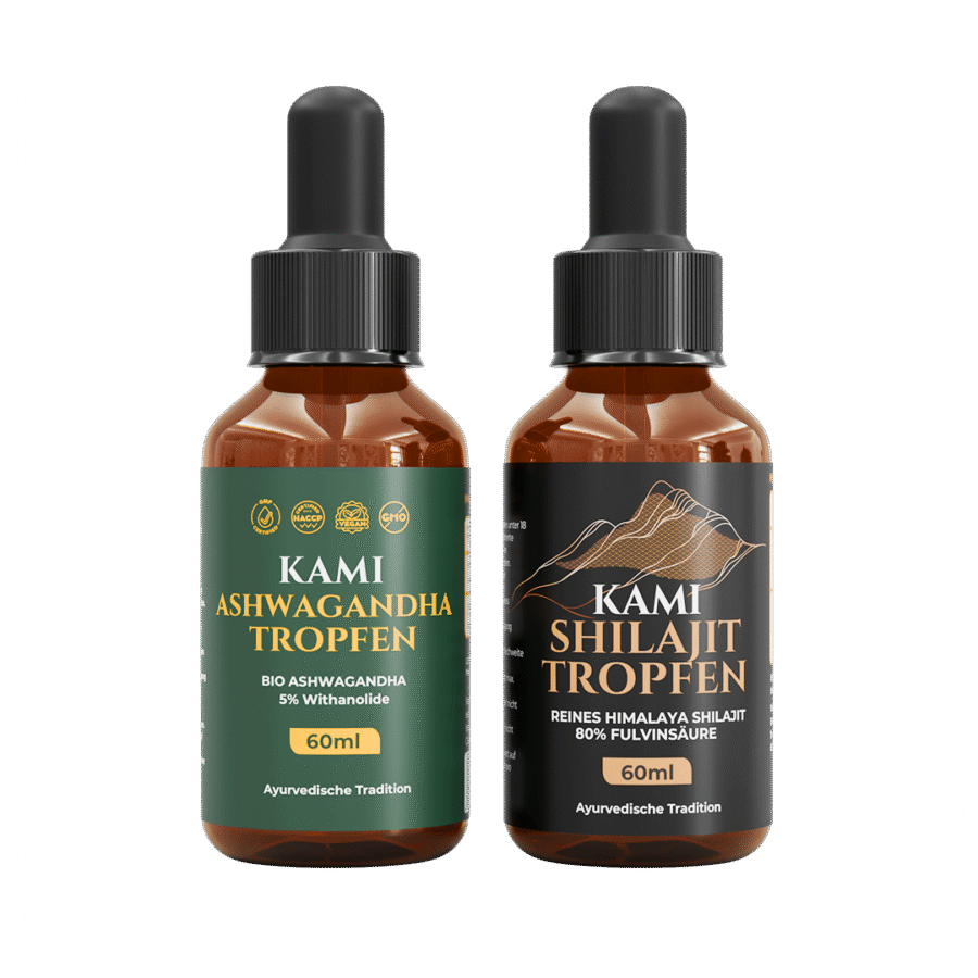 Kami Ashwagandha + Shilajit Tropfen Set
